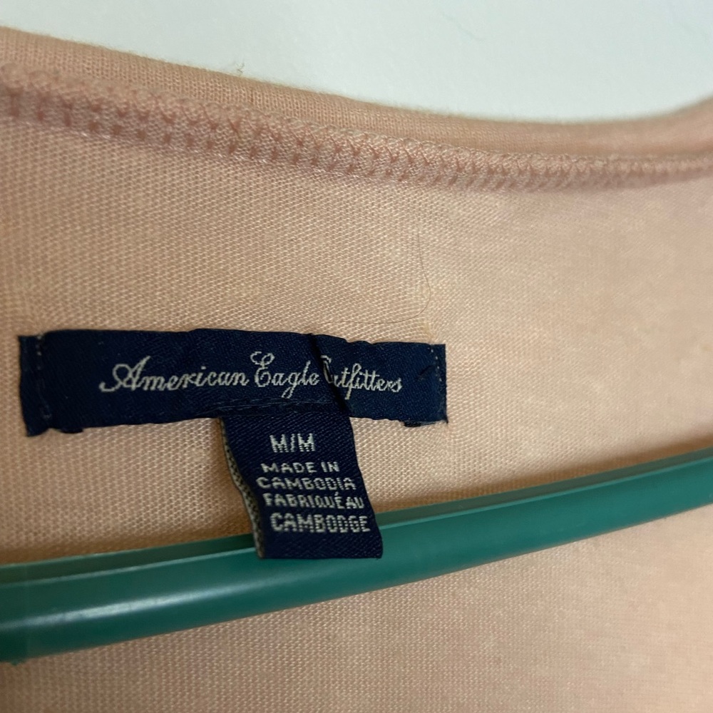 American Eagle Polka Dot Youth/Women’s Tank Top in Pink - Picture 2 of 6